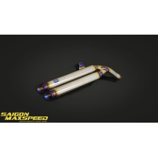 Pô GEM Classic Titanium 2 Nòng Slip On Honda Rebel 300-500 (chính hãng)